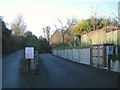 SP2965 : Entrance to former quarry off Wharf Street, Warwick by Robin Stott