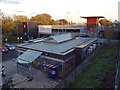 SP2665 : Booking Hall and new multistorey car park, Warwick Parkway railway station by Robin Stott