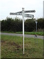 TM2786 : Roadsign on Low Road by Geographer