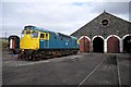 NH8912 : Class 27 locomotive, at Aviemore engine shed by Craig Wallace