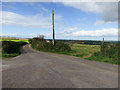 W5549 : Abandoned pole and rolling distant views by Neville Goodman