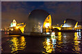 TQ4179 : The Thames Barrier at Sunset by Christine Matthews