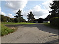 TL7248 : Footpath & entrance to Highfield Farm by Geographer