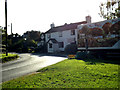 TL7247 : Hundon Road & The Plough Inn Public House by Geographer