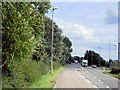 SK7555 : A617 at Junction with A612 near Averham by David Dixon