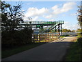 TF1605 : New footbridge at Foxcovert Road crossing, Glinton by Paul Bryan