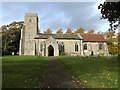 TM0562 : St.Mary's Church, Old Newton by Geographer