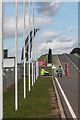 TM0089 : Bridge, Snetterton Racing Circuit, Snetterton, Norfolk by Christine Matthews