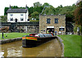 SJ8451 : Working boat by the Harecastle Tunnel, Stoke-on-Trent by Roger  D Kidd