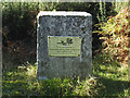 TQ5071 : Plaque, Joydens Wood by Stephen Craven