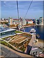 TQ4080 : Emirates Air Line Cable Car at Royal Victoria Dock by PAUL FARMER