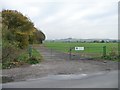 TL0932 : Gated field entrance, Manor Farm, Higham Gobion by Christine Johnstone