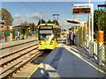 SJ8090 : Metrolink Manchester Airport Line, Northern Moor Tram Stop by David Dixon