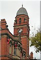 SJ9494 : Town Hall Clock Tower South Face by Gerald England