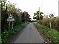 TM1982 : Entering Rushall of Hall Lane by Geographer