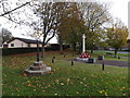 TM1578 : Scole Village sign & Scole War Memorial by Geographer