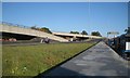 SP3379 : Slip roads at Swanswell interchange, Coventry ring road junction 2 by Robin Stott