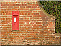 SK6588 : Scrooby Top postbox ref DN10 156 by Alan Murray-Rust