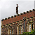 TL4558 : Jesus College: an Antony Gormley figure by John Sutton