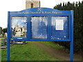 TM1178 : St.Peter's Church Notice Board by Geographer