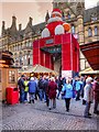 SJ8398 : Christmas Market, Manchester Town Hall by David Dixon