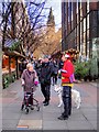 SJ8398 : Manchester Christmas Market, Brazenose Street by David Dixon