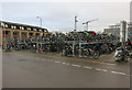 TL4657 : Double-decker cycle parking at Cambridge Station by Hugh Venables