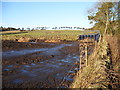  : A very muddy right of way by Christopher Hall