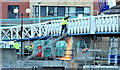 J3474 : The Lagan Weir footbridge, Belfast - December 2014(3) by Albert Bridge