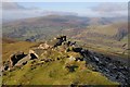 SO2718 : Rocks on the summit of Sugar Loaf by Philip Halling