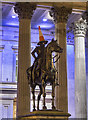 NS5965 : Statue and traffic cone by William Starkey