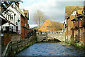 SU4829 : River Itchen, Winchester by Peter Trimming