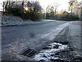 H4772 : Black ice along Riverview Road by Kenneth  Allen