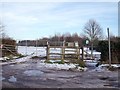 SK3424 : Entrance to Stantons Wood and bridleway by Ian Calderwood