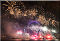 TQ3079 : 2015 New Year Fireworks, London SE1 by Christine Matthews