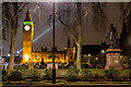 TQ3079 : Two London Icons,  Big Ben and The Shard, London SW1 by Christine Matthews