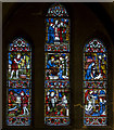 TQ8009 : Stained glass window, Christ church, St Leonards by Julian P Guffogg