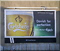 J5081 : 'Carlsberg' advert, Bangor by Rossographer