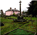 SO5030 : Medieval cross in Much Birch churchyard by Jaggery