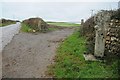 SW6041 : Roadside Celtic Cross by Philip Halling