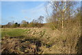 SJ8147 : Silverdale Country Park: field edge on Waste Farm by Jonathan Hutchins