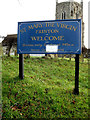 TM4160 : St.Mary the Virgin Church sign by Geographer