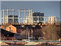 SJ8198 : Salford Gasholders by David Dixon