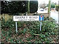 TQ8063 : Street nameplate, Thanet Road, Wigmore by Chris Whippet