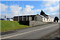 SN6002 : Six flagpoles in Pontlliw by Jaggery