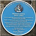 SJ9995 : Blue Plaque to Francis Lovell by Gerald England