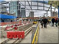 SJ8499 : Temporary Metrolink Terminus at Manchester Victoria Station (February 2015) by David Dixon