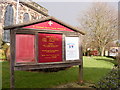 SJ5441 : Church Sign by Gordon Griffiths