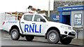 J5980 : RNLI lifeguard pick-up truck, Donaghadee - February 2015(1) by Albert Bridge