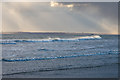 SZ7897 : Waves off West Wittering Beach by Ian Capper